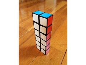 1x2x6 Spielsets 1x6x2 2x1x6 2x6x1 6x1x2 6x2x1 quader rubik rubiks cube twisty puzzle 3d print model - Mito3D