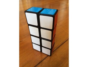 1x2x4 puzzles 1x4x2 2x1x4 2x4x1 4x1x2 4x2x1 cuboid rubik rubiks cube twisty puzzle 3d print model - Mito3D