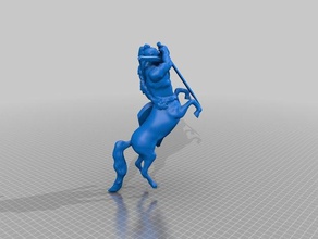 centaur Barbar - Spielzeug Spiel Zubehör Tier dnd Tischplatte 3d print model - Mito3D