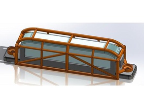 crash cage leer truck cap light automotive 3d print model - Mito3D