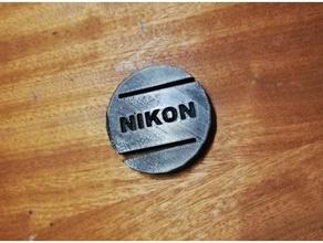 nikon fotocamera coperchio dell'obiettivo 18-55mm fotocamera, tappo 3d print model - Mito3D