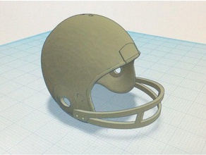 70s 80s casco de fútbol americano modelos la nfl 3d print model - Mito3D
