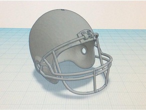 80er 90er Jahre Fußball-Helm 3d drucken nfl 3d print model - Mito3D