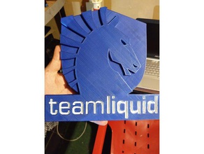 team liquid logotipo sinais logotipos 3d print model - Mito3D