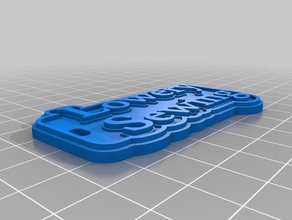 lowery chave de cadeia shop hop chaveiros personalizado 3d print model - Mito3D