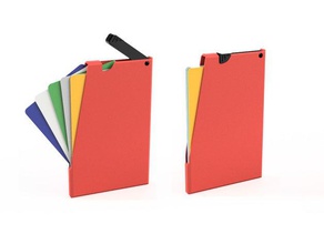 blade ultimate minimalist wallet accessories 3d printed card cash creditcard credit case holder minimalistic quick slim 3d print model - Mito3D