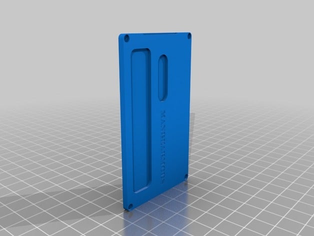 billet box flat-front-panel Elektronik 3D print model - Mito3D
