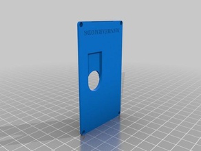 billet box arrotondati pannello posteriore premio di design esempio elettronica 3d print model - Mito3D