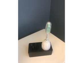suporte da escova de dentes sonicare casa banho philips stand 3d print model - Mito3D