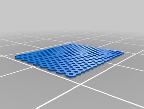 my customized honeycomb pattern generator 4 math 3d print model - Mito3D