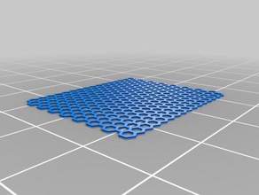 my customized honeycomb pattern generator 4 8 math 3d print model - Mito3D