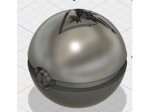 instinct pokeball toy game accessories 3d print model - Mito3D