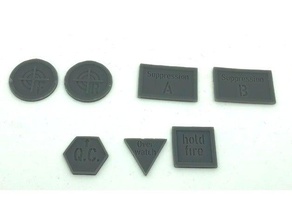 puñado remolques marcadores de juguete juego accesorios 1300 6 mm affot la guerra fría fft otan wargame 3d print model - Mito3D