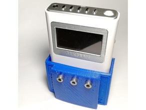 radio holder belt-clip audio belt clip blue cadstd dab-pluss digital dpr-39 sangean 3d print model - Mito3D