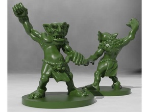 bashy troll toy game accessories dd dnd dungeons dragons miniature miniatures tabletop wargaming 3d print model - Mito3D