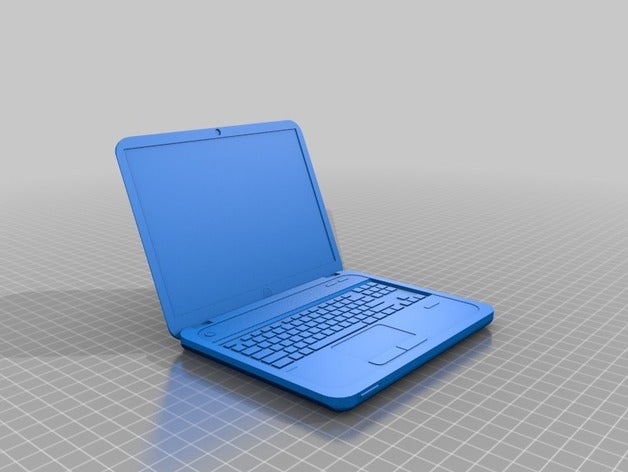 hp probook 4540s 3d impressão computador o detalhe detalhadas elevado laptop 3D print model - Mito3D