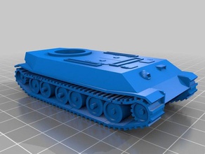 tigerp vk4502 15mm ud728 toys games panzer tank 3d print model - Mito3D