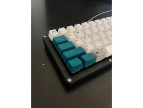 custom 68-key mechanical keyboard case electronics 3d print model - Mito3D