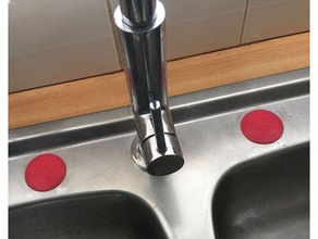 sink tap-hole plug kitchen dining 3d print model - Mito3D