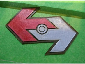 pokemon gitmek Seyahat ticaret logo oyuncak oyun aksesuarlar filaman değiştirme 3d print model - Mito3D