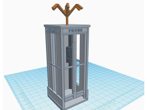 bill ted phonebooth vehicles adventure bogus journey excellent george carlin keanu payphone phone booth rufus time machine travel wyld stallyns 3d print model - Mito3D