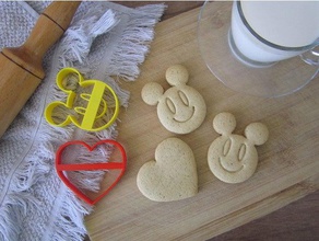 cookie cutter miki mouse 3d printing 3d print model - Mito3D