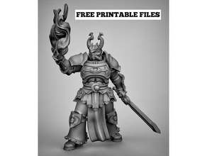 sorcerer toys games knight spacemarine wargames 3d print model - Mito3D