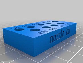 nozzle kit holder 3d printer accessories 3d print model - Mito3D