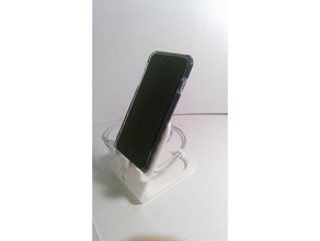 iphone 8 plus airpods soporte de carga móvil 3d print model - Mito3D