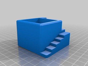 stepped planter decor creative furniture household 3d print model - Mito3D