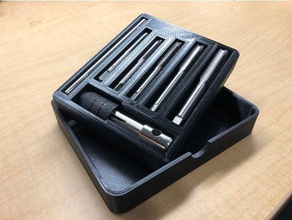 thread tap case metric tool holders boxes 3d print model - Mito3D