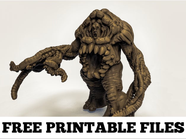 warp beast toys games chaos demon lovecraftian miniature spawn wargame 3D print model - Mito3D