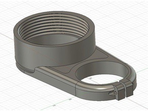 cnc routeur de la poussière chaussure l'extraction pièces broche collecteur makita 3d print model - Mito3D