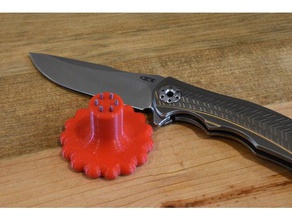 zt 0609 pivot tool tools custom edc knives pla pocket knife pointy printrbot simple 1405 tactical useful 3d print model - Mito3D