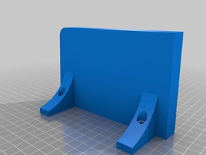 meu personalizados paramétrico de prateleira, suportes cantos arredondados casa banho 3d print model - Mito3D