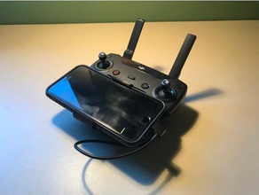 dji In mavic pro hava mobil telefon tutucu cep mount kıvılcım kamera drone sabit iphone 3d print model - Mito3D