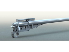 airsoft asg m40a3 de engenharia reversa esporte ao ar livre sniper vsr10 3d print model - Mito3D