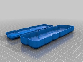 mon texte personnalisé de la boîte nora les conteneurs 3d print model - Mito3D