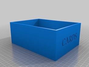 playing card box x20 sets organization cards container poker 3d print model - Mito3D