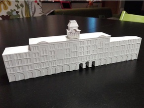 Rathaus von Triest, Italien Gebäude Strukturen Architektur kulturelles Erbe Europa makerfaire 3d print model - Mito3D