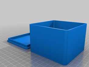 meu personalizados arredondado caixa contentores 3d print model - Mito3D