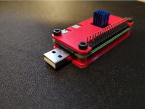 ahududu sıfır usb Adaptör durumunda pi bilgisayar raspberry durumda esas alındığı 3d print model - Mito3D