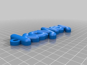benim isim Anahtarlık kayley özelleştirilmiş organizasyon 3d print model - Mito3D