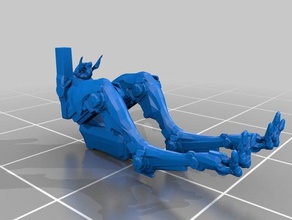 moa-bot Modell Roboter der Miniatur miniaturen warframe wargaming 3d print model - Mito3D