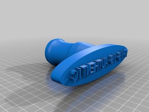 meu personalizados customizeable carimbo sinais logotipos 3d print model - Mito3D