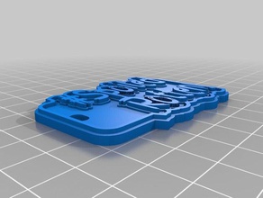 spoiled 3 keychains customized 3d print model - Mito3D
