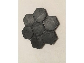 gloomhaven base hexes 6 openlock connections toys games 28mm miniature gaming tabletop 3d print model - Mito3D