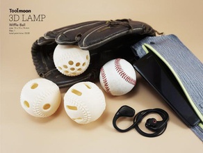 wiffle ball Bad baseball Sport toolmoon 3d print model - Mito3D