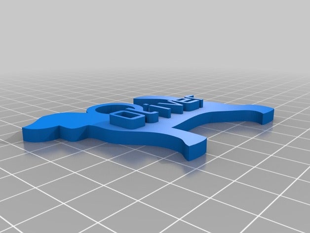 meine individuelle Schlüsselanhänger 3D print model - Mito3D