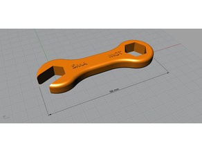 fpv quad handy wrench 3d printing racer props quadcopter rp-sma 3d print model - Mito3D
